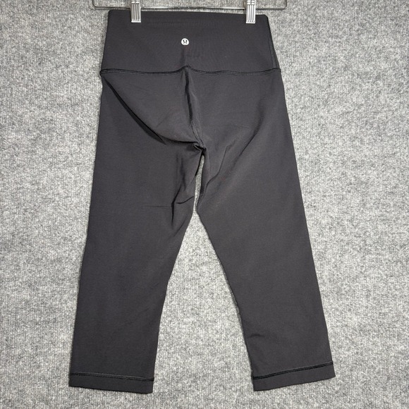 lululemon athletica Pants - Lululemon Align Leggings Womens Black Cropped Size 4